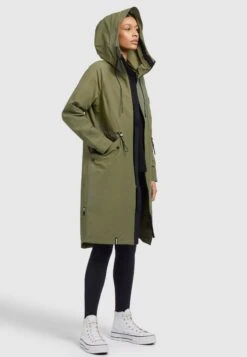 Khujo MARNIA - Kurtka Przeciwdeszczowa - Olivgrün -Khujo b4760461d059494bb03d4d1d90703c0b