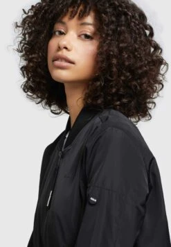 Khujo STENCE2 - Kurtka Bomber - Schwarz -Khujo b5a85e96580f4590b67dc0c917ad0d8c