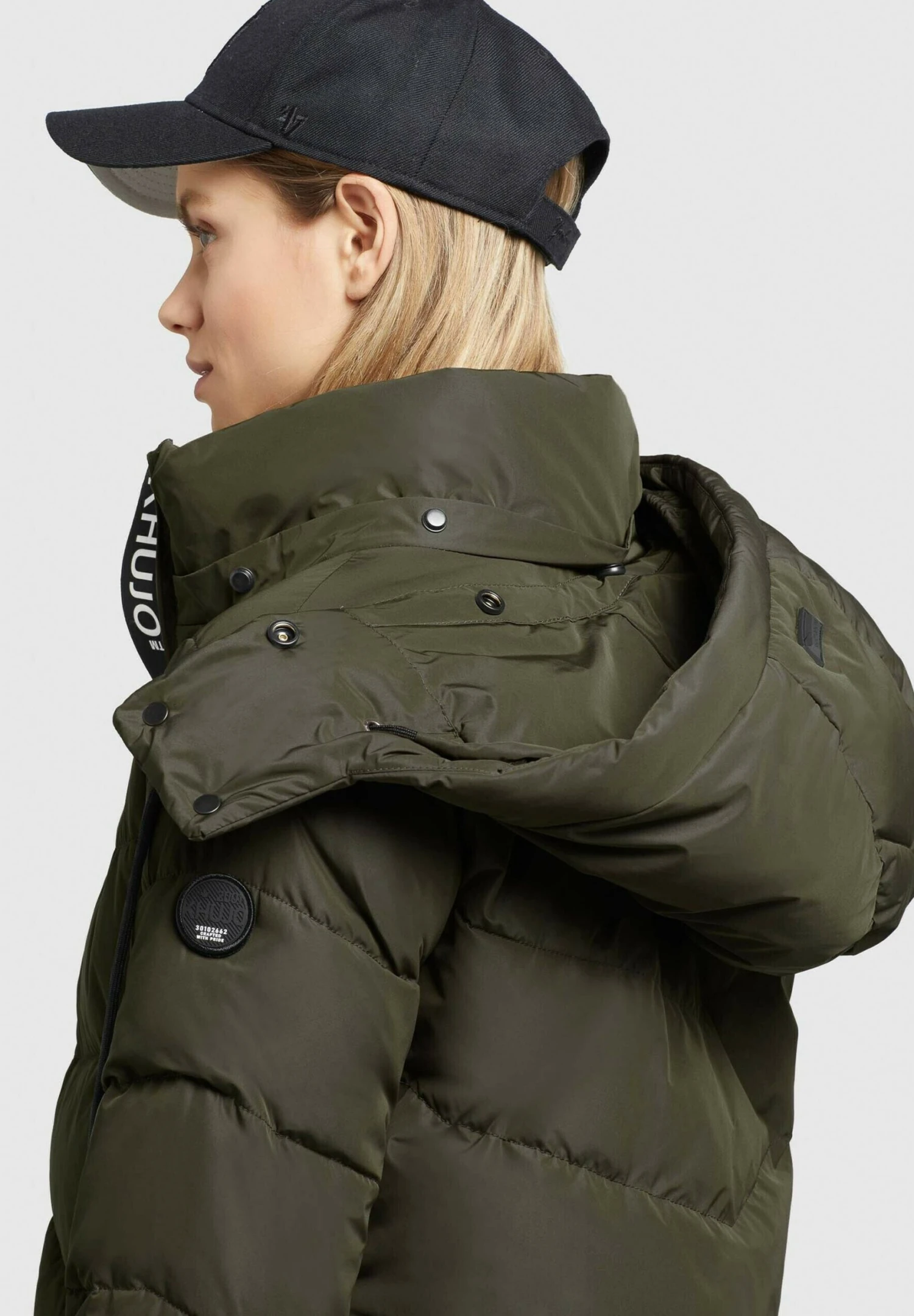 Khujo HUBA - Płaszcz Zimowy - Dunkelgrün 7 Khujo HUBA - Płaszcz Zimowy - Dunkelgrün - obrazek 7