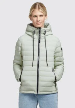 Khujo LOVINA MATT - Kurtka Zimowa - Blassgrün