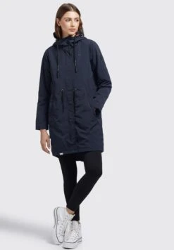 Khujo ADDA - Krótki Płaszcz - Dunkelblau -Khujo b7b553a2c5b443cca367d41e7802e263