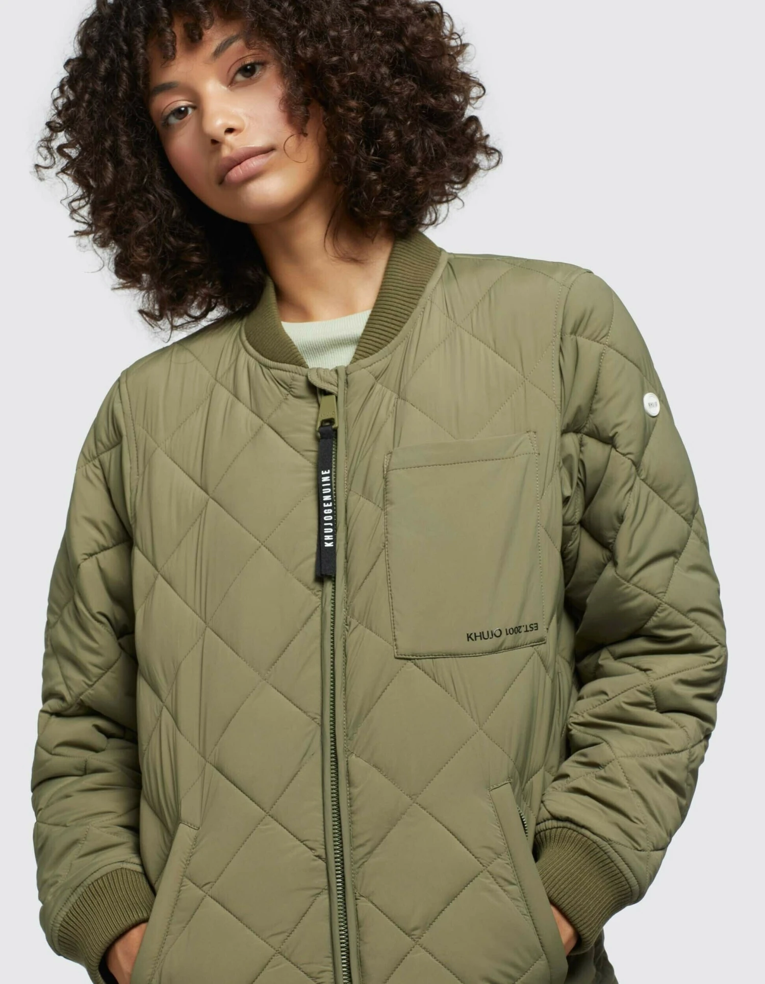 Khujo MARY - Płaszcz Zimowy - Olivgrün 4 Khujo MARY - Płaszcz Zimowy - Olivgrün - obrazek 4