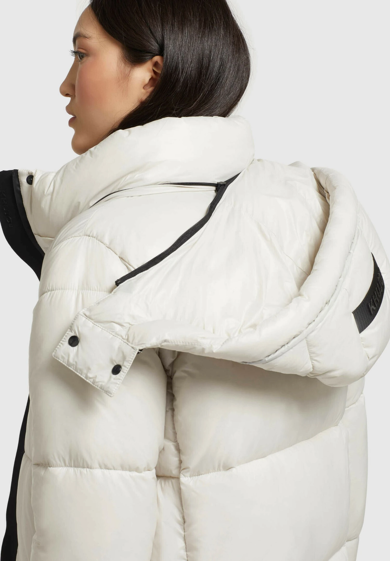 Khujo MELONA SHINY - Płaszcz Zimowy - Perlweiß 5 Khujo MELONA SHINY - Płaszcz Zimowy - Perlweiß - obrazek 5