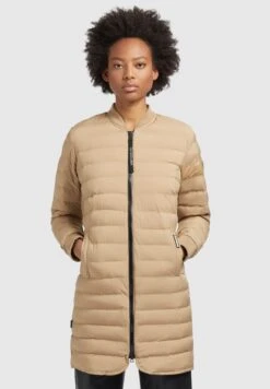 Khujo GRETA MATT - Płaszcz Zimowy - Beige