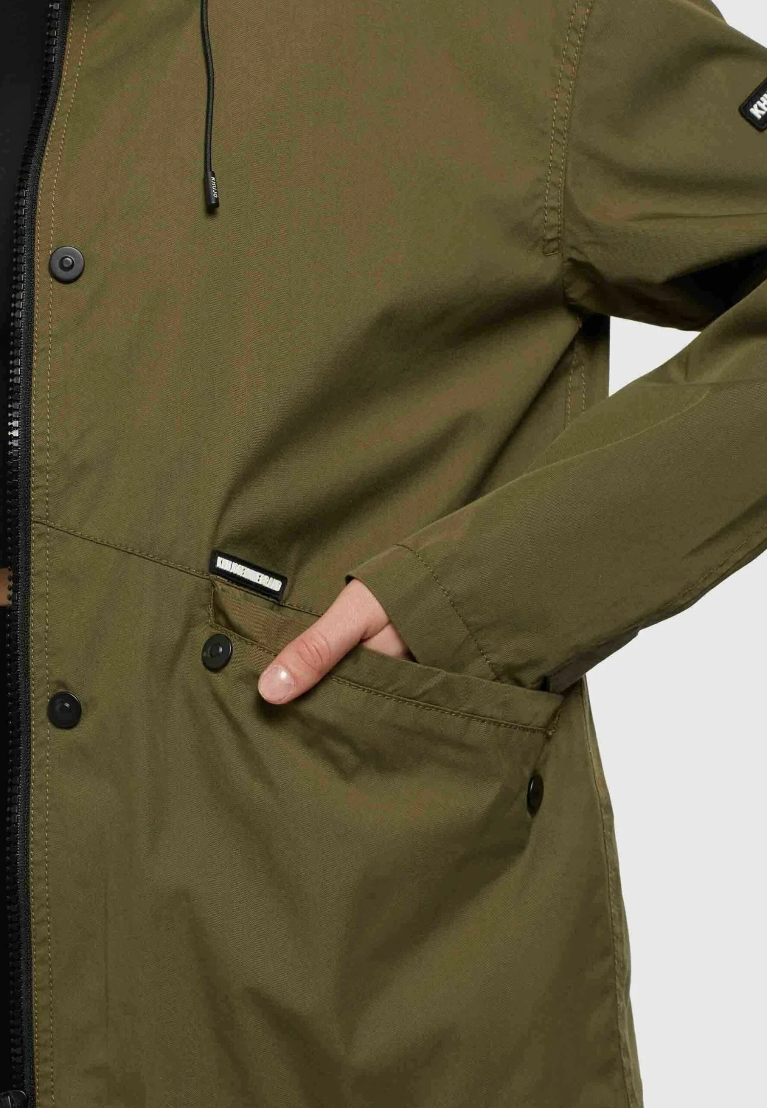 Khujo FRIPS - Kurtka Przejściowa - Dunkeloliv 5 Khujo FRIPS - Kurtka Przejściowa - Dunkeloliv - obrazek 5