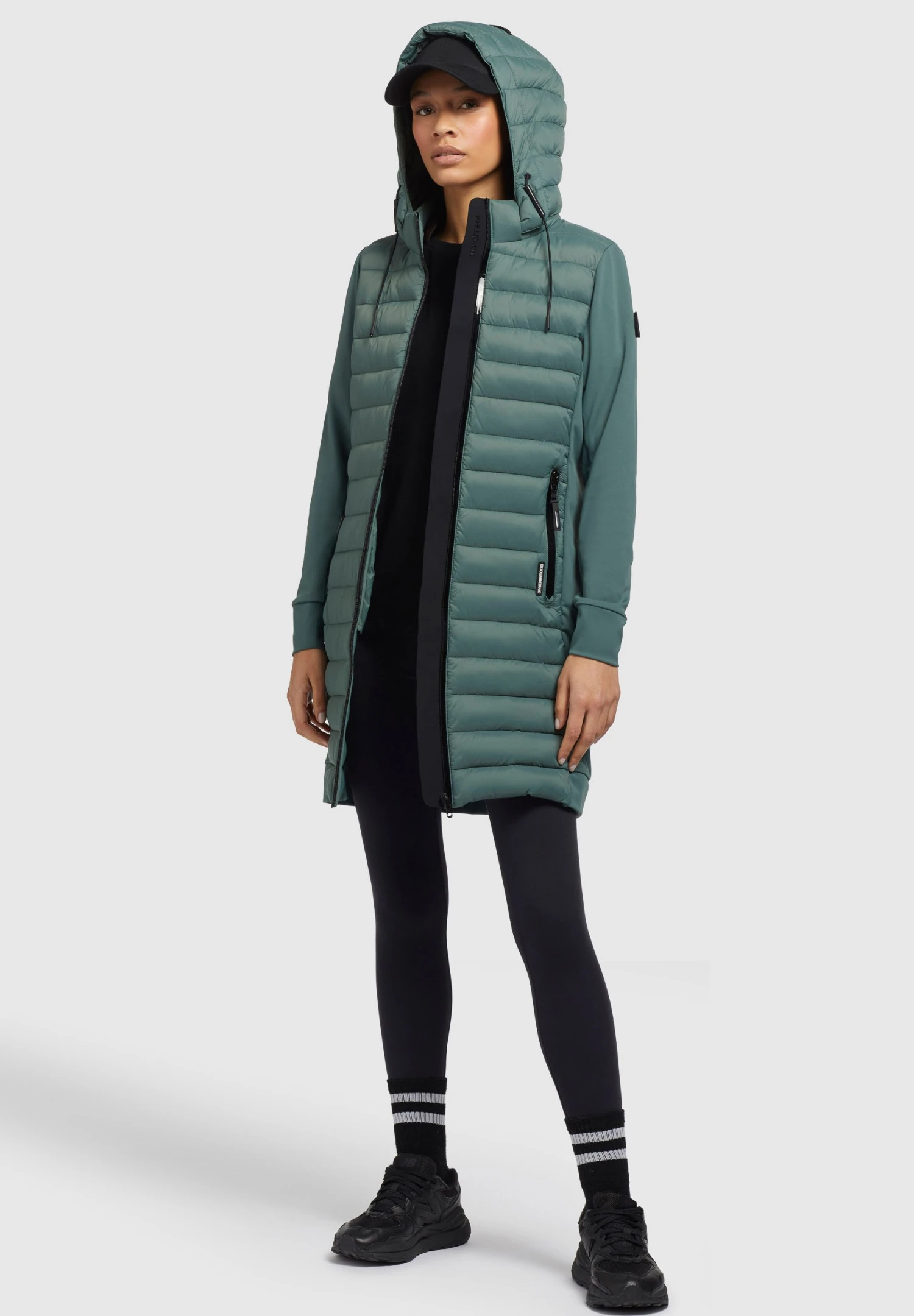 Khujo RUTH MATT - Płaszcz Zimowy - Kupfergrün 2 Khujo RUTH MATT - Płaszcz Zimowy - Kupfergrün - obrazek 2