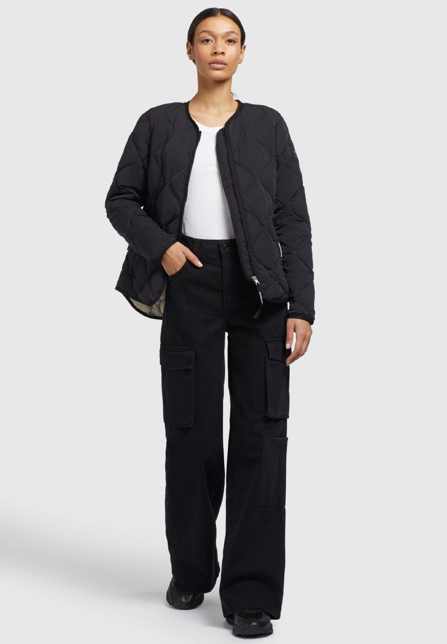 Khujo ALMA - Kurtka Przejściowa - Schwarz 2 Khujo ALMA - Kurtka Przejściowa - Schwarz - obrazek 2