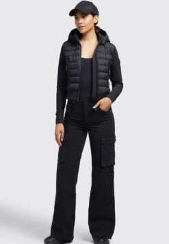 Khujo DALIS MATT - Kurtka Przejściowa - Schwarz -Khujo cc849543472944409ab21a81618fec53