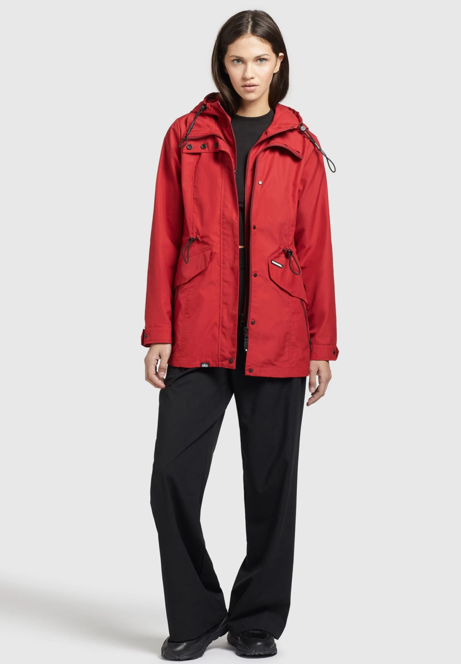 Khujo FELINA - Kurtka Przeciwdeszczowa - Rot 2 Khujo FELINA - Kurtka Przeciwdeszczowa - Rot - obrazek 2