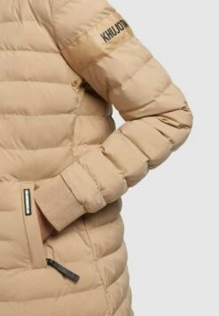 Khujo GRETA MATT - Płaszcz Zimowy - Beige -Khujo cee480c924704983b6e487b1693d5e16