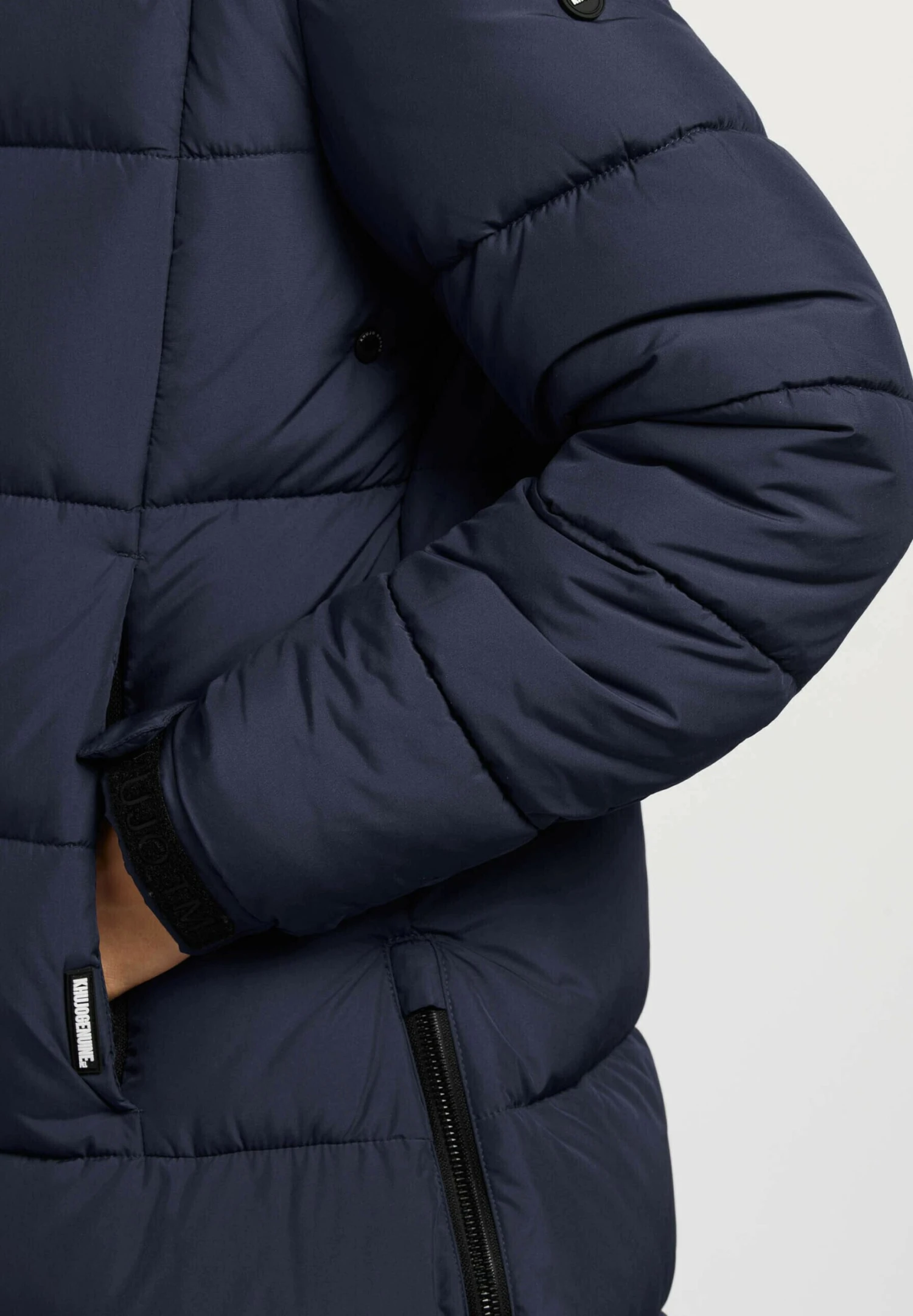 Khujo YOUMA - Płaszcz Zimowy - Schwarzblau 7 Khujo YOUMA - Płaszcz Zimowy - Schwarzblau - obrazek 7