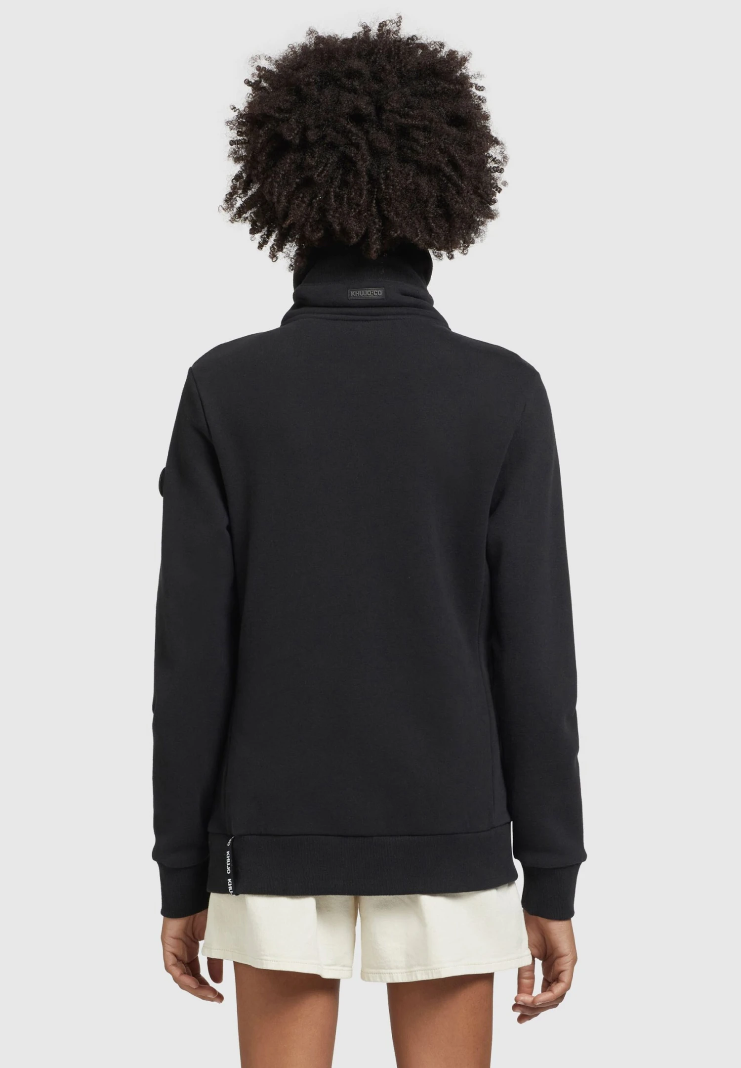 Khujo TOSTA - Bluza Rozpinana - Schwarz 3 Khujo TOSTA - Bluza Rozpinana - Schwarz - obrazek 3