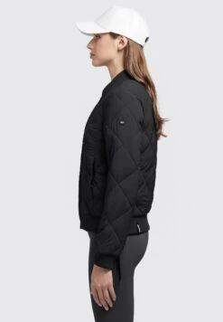 Khujo LEONA - Kurtka Bomber - Schwarz -Khujo d6b67f48639842fdbb0503baf48a36ea