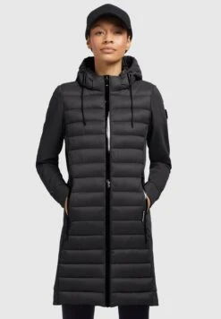 Khujo RUTH MATT - Płaszcz Zimowy - Schwarz