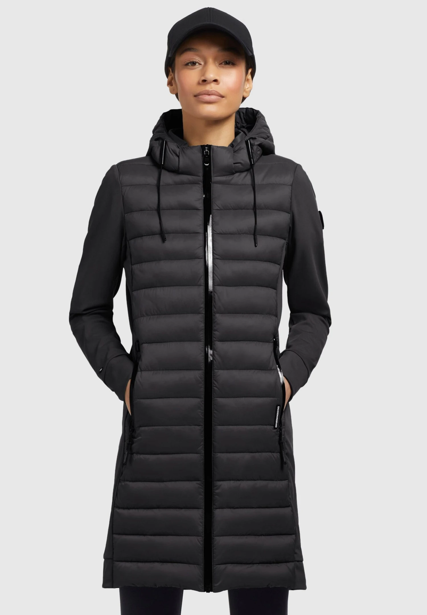 Khujo RUTH MATT - Płaszcz Zimowy - Schwarz 1 Khujo RUTH MATT - Płaszcz Zimowy - Schwarz