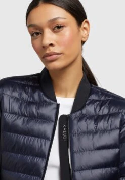 Khujo MAUDE SHINY - Kurtka Bomber - Dunkelblau -Khujo da8fe410efcf41a7b47a2c5e98940b1f