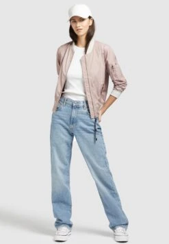 Khujo STENCE - Kurtka Bomber - Blassrosa -Khujo db45fbdca843493f8c95aaa2476b530f