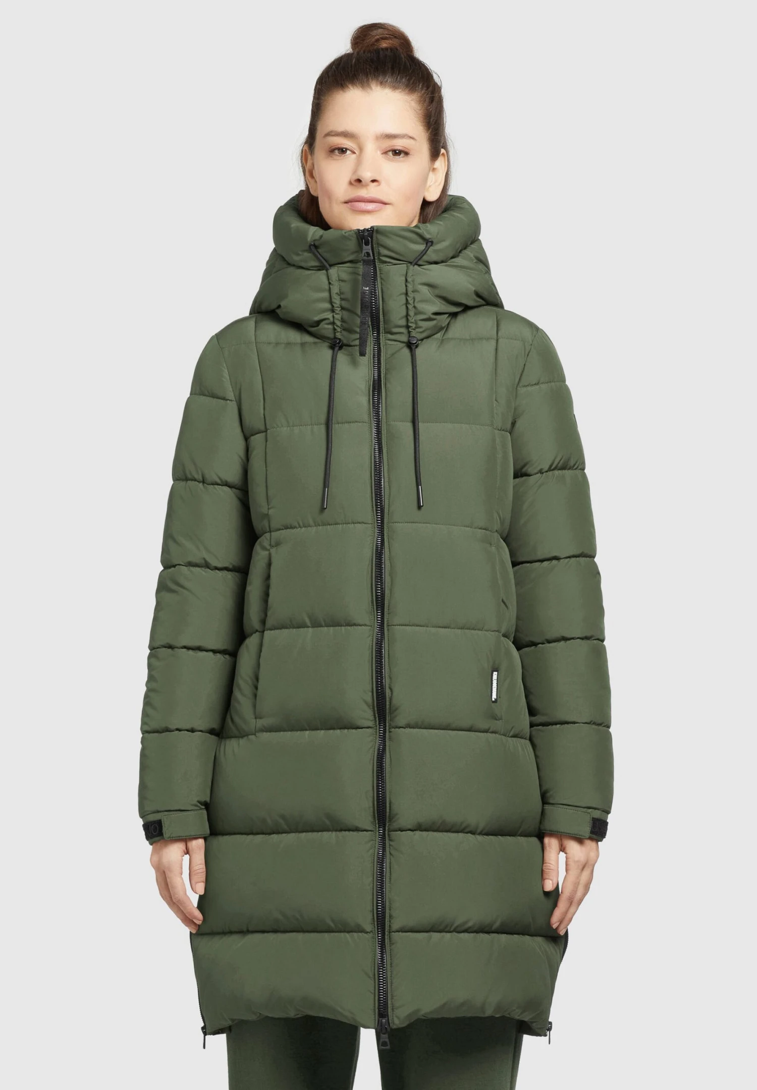 Khujo YOUMA - Płaszcz Zimowy - Olivgrün 1 Khujo YOUMA - Płaszcz Zimowy - Olivgrün