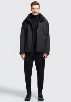 Khujo ADAM - Kurtka Przeciwdeszczowa - Schwarz -Khujo dc35432e4a8a4a6b8ce63bc50bd6b4e7