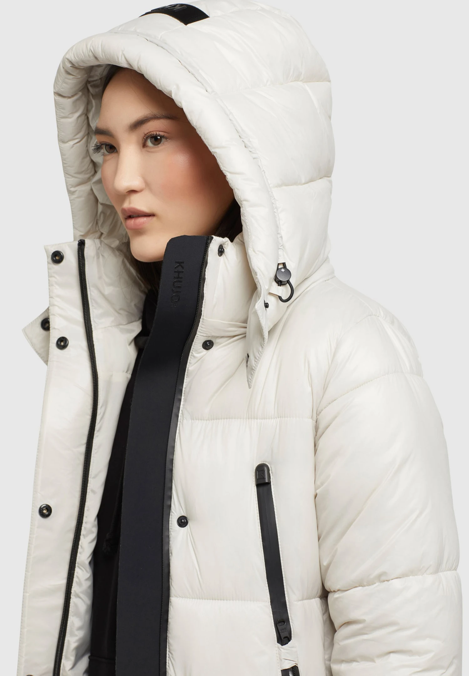 Khujo MELONA SHINY - Płaszcz Zimowy - Perlweiß 6 Khujo MELONA SHINY - Płaszcz Zimowy - Perlweiß - obrazek 6