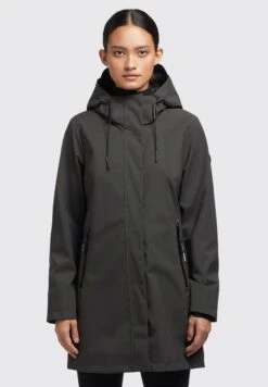 Khujo IZAF - Kurtka Przeciwdeszczowa - Braun