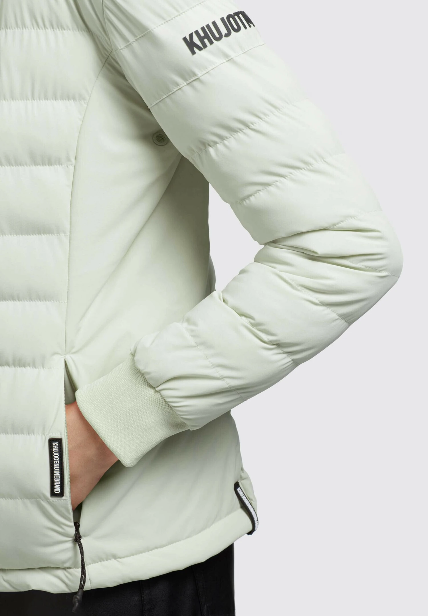 Khujo MAUDE MATT - Kurtka Zimowa - Blassgrün 5 Khujo MAUDE MATT - Kurtka Zimowa - Blassgrün - obrazek 5