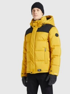 Khujo HELSINKI - Kurtka Zimowa - Gelb -Khujo e632dbd148414442bdb666fb92c16507