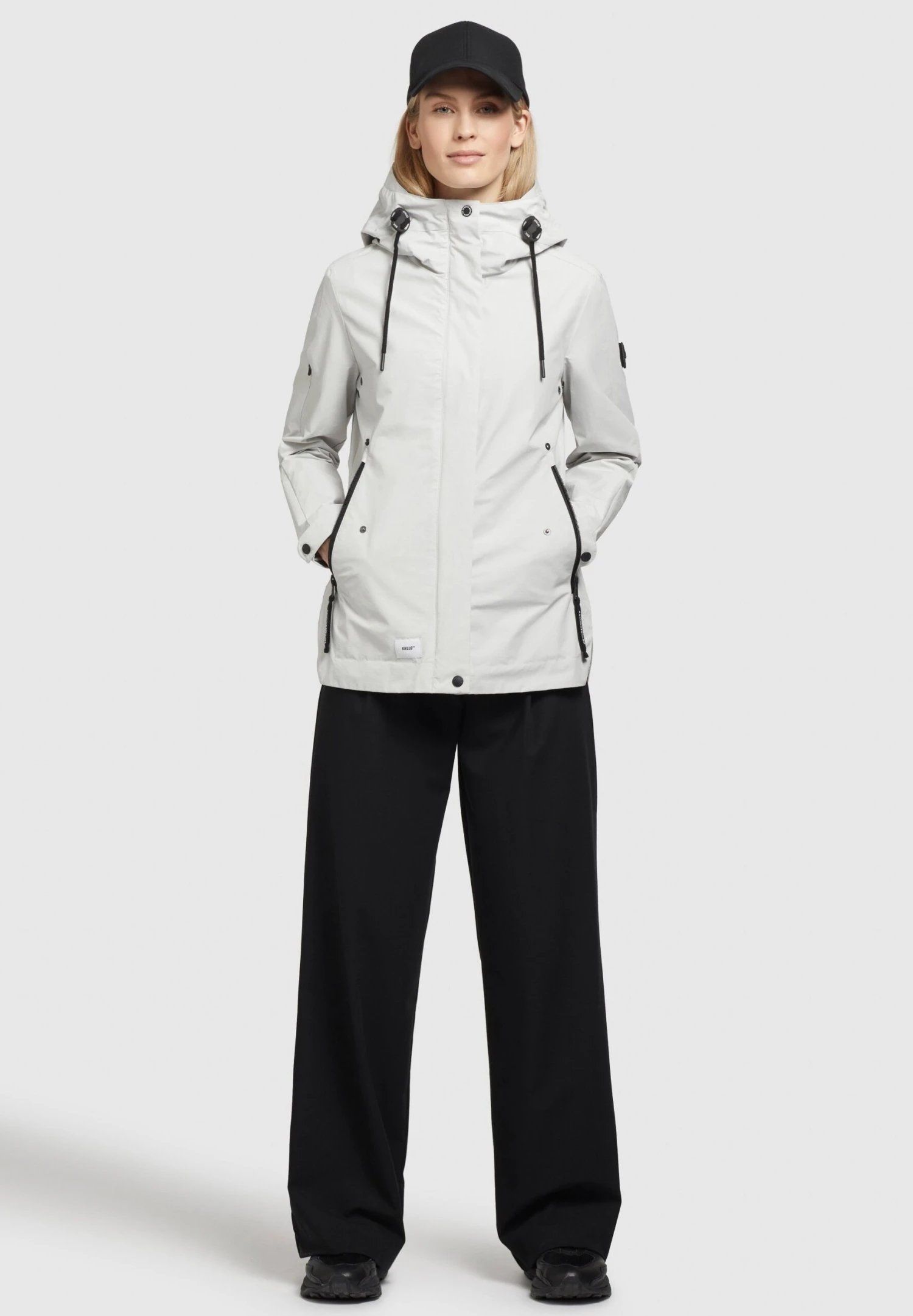 Khujo KAYA - Kurtka Outdoor - Hellgrau 7 Khujo KAYA - Kurtka Outdoor - Hellgrau - obrazek 7