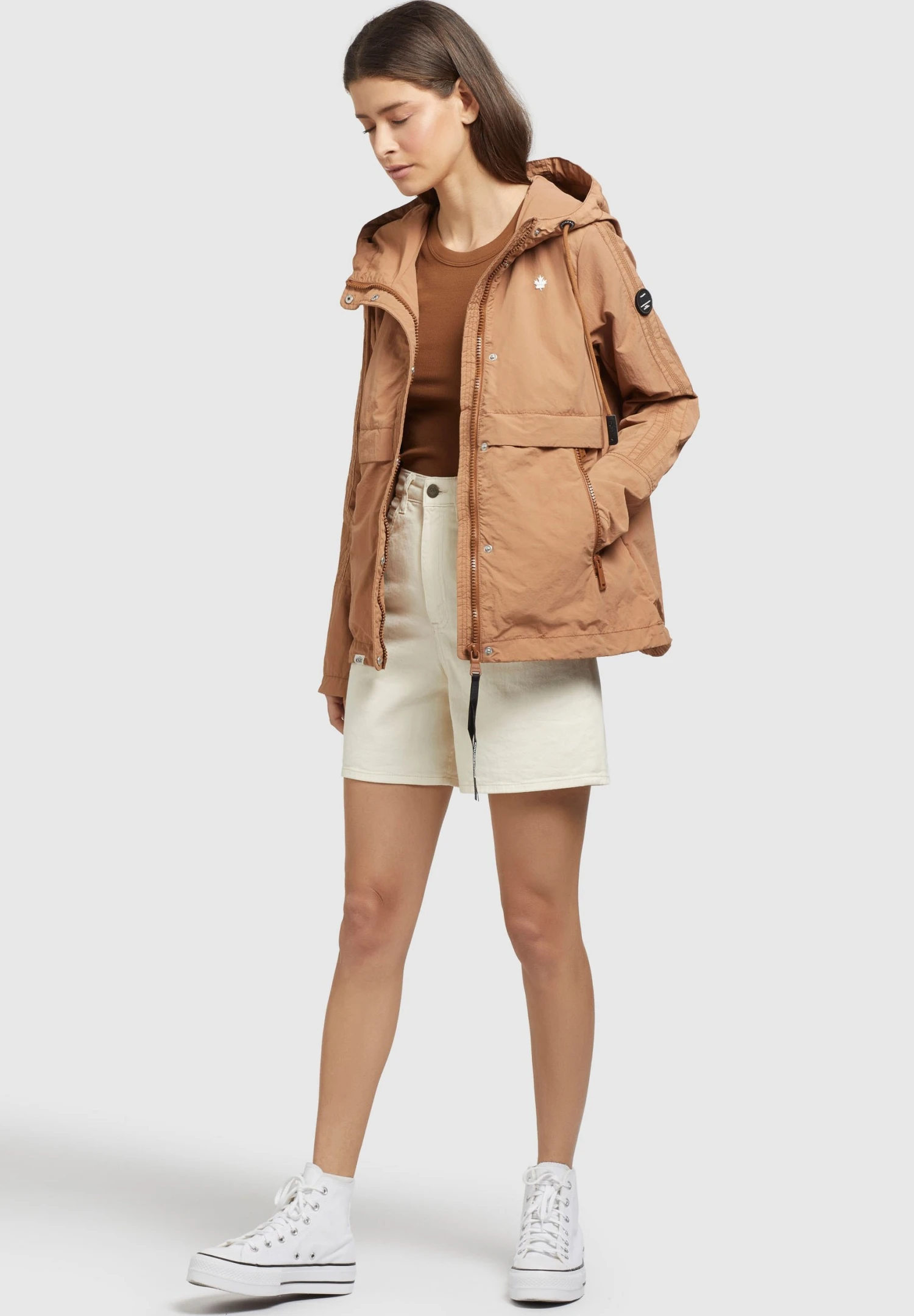 Khujo ZAHIRA3 - Kurtka Wiosenna - Toffee 7 Khujo ZAHIRA3 - Kurtka Wiosenna - Toffee - obrazek 7