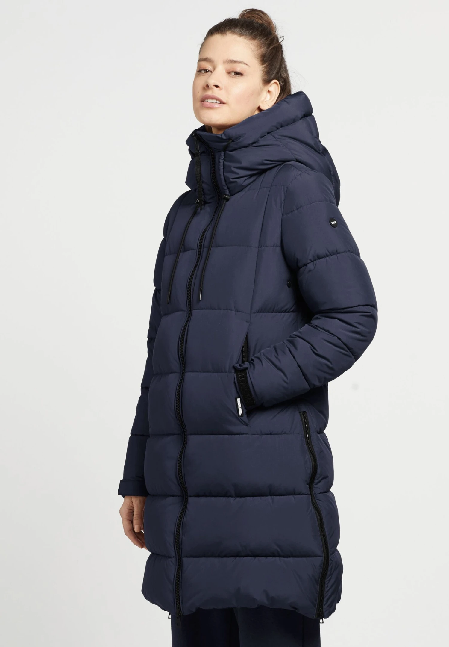 Khujo YOUMA - Płaszcz Zimowy - Schwarzblau 5 Khujo YOUMA - Płaszcz Zimowy - Schwarzblau - obrazek 5