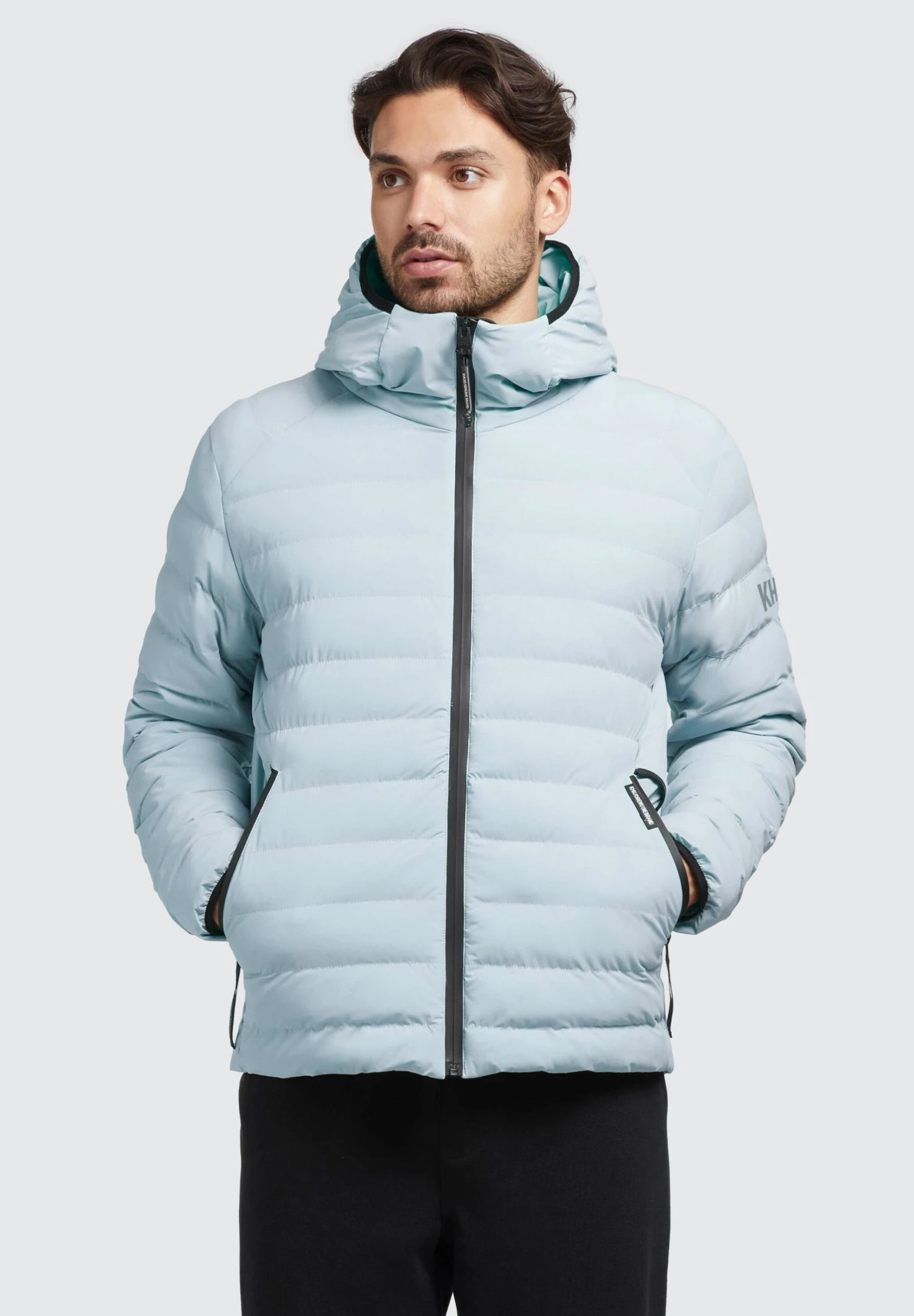 Khujo VITUS MATT - Kurtka Zimowa - Hellblau 1 Khujo VITUS MATT - Kurtka Zimowa - Hellblau