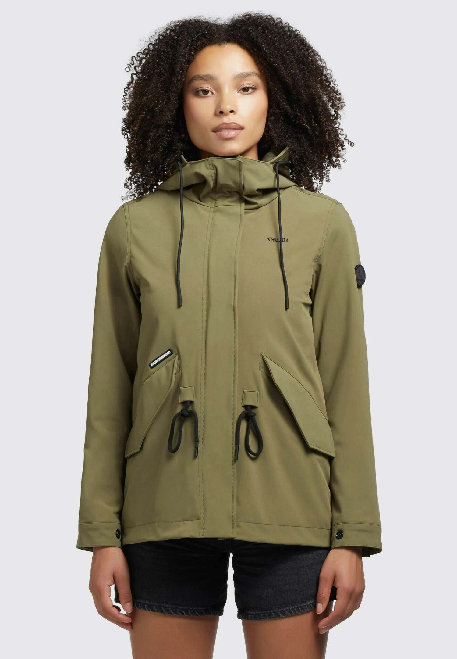 Khujo GAMMI - Kurtka Przejściowa - Olivgrün 1 Khujo GAMMI - Kurtka Przejściowa - Olivgrün