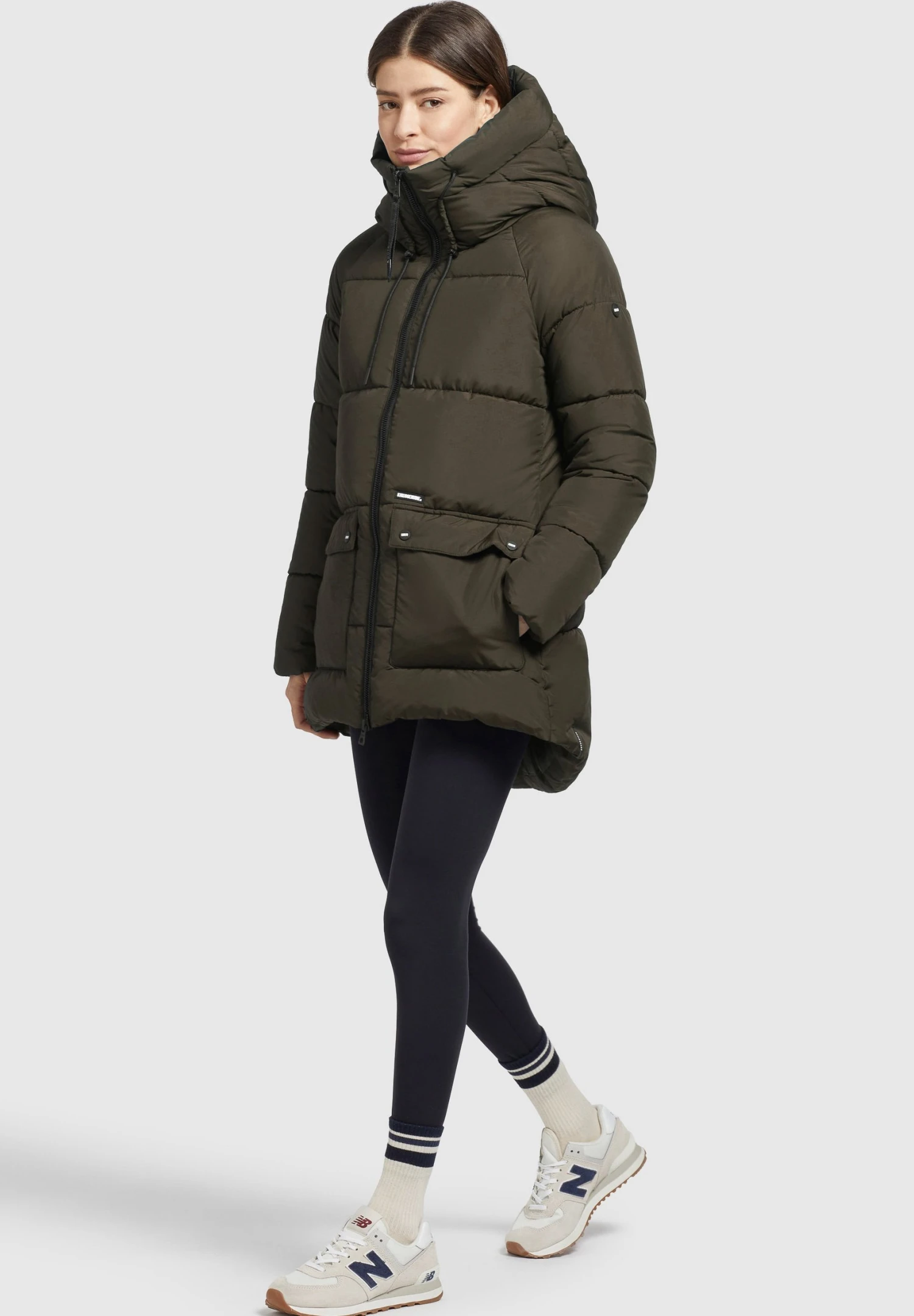 Khujo PHEOBE - Płaszcz Zimowy - Olivgrün 2 Khujo PHEOBE - Płaszcz Zimowy - Olivgrün - obrazek 2