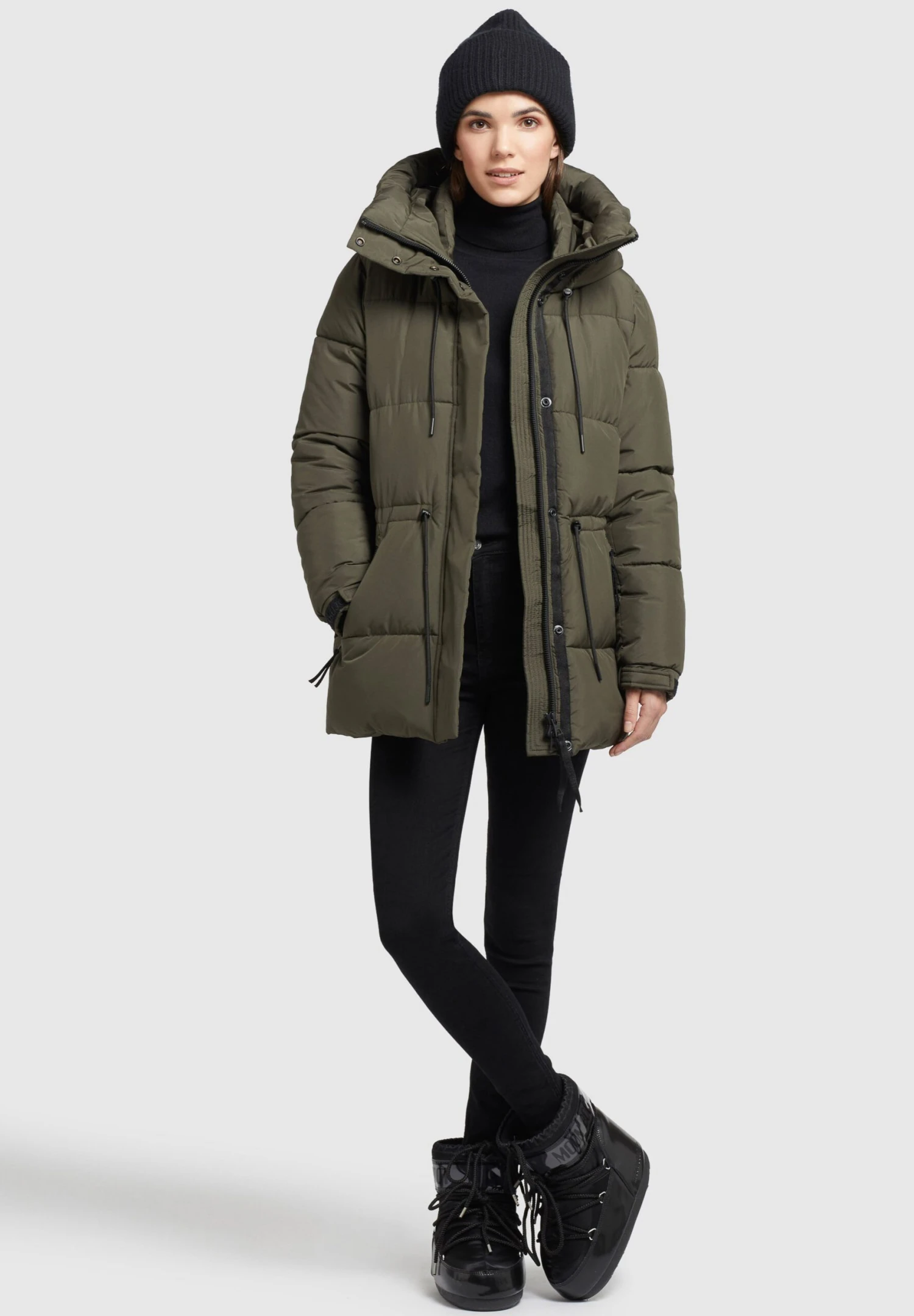 Khujo LEVIANI - Kurtka Zimowa - Olivgrün 2 Khujo LEVIANI - Kurtka Zimowa - Olivgrün - obrazek 2