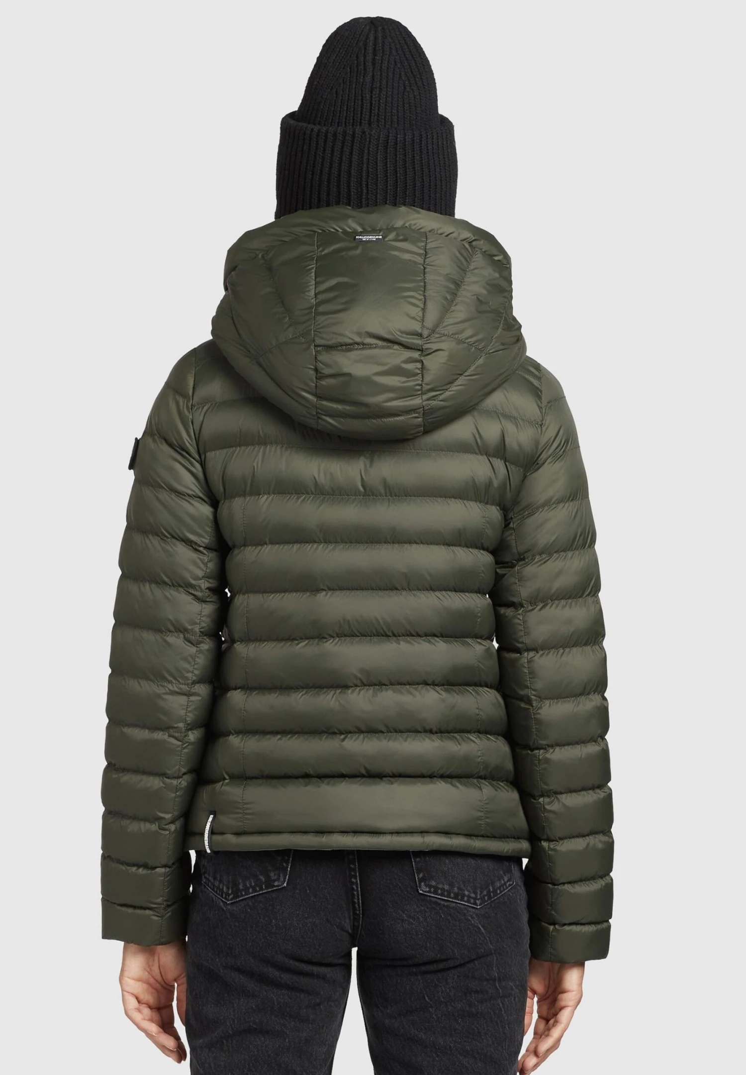 Khujo LOVINA2 SHINE - Kurtka Zimowa - Dunkeloliv 3 Khujo LOVINA2 SHINE - Kurtka Zimowa - Dunkeloliv - obrazek 3