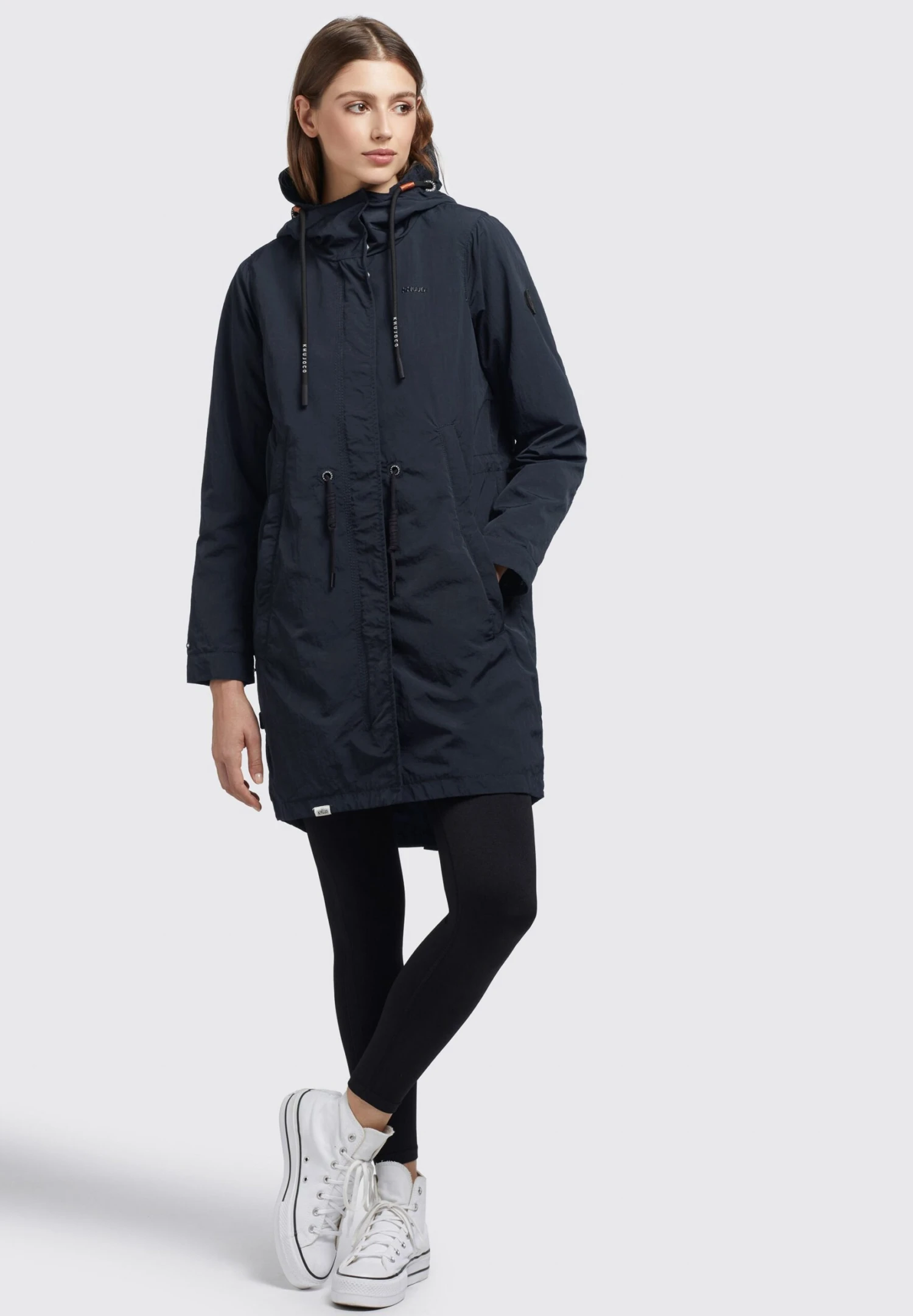 Khujo ADDA - Krótki Płaszcz - Dunkelgrau 7 Khujo ADDA - Krótki Płaszcz - Dunkelgrau - obrazek 7