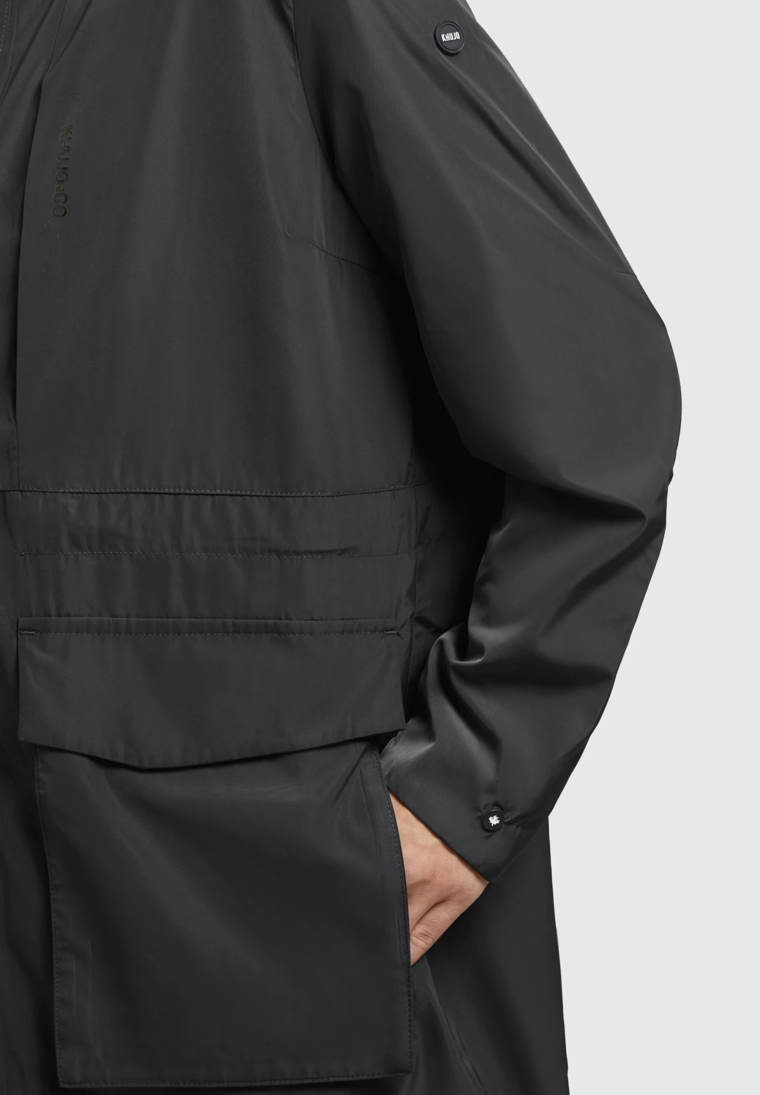 Khujo Mantel GING - Krótki Płaszcz - Schwarz 5 Khujo Mantel GING - Krótki Płaszcz - Schwarz - obrazek 5