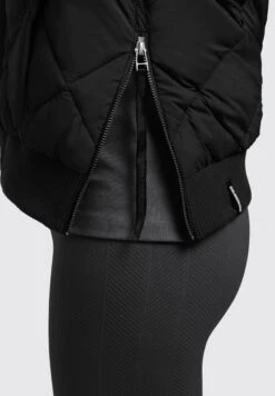 Khujo LEONA - Kurtka Bomber - Schwarz -Khujo f6f6f685aeb04b109b67bba592eb463b