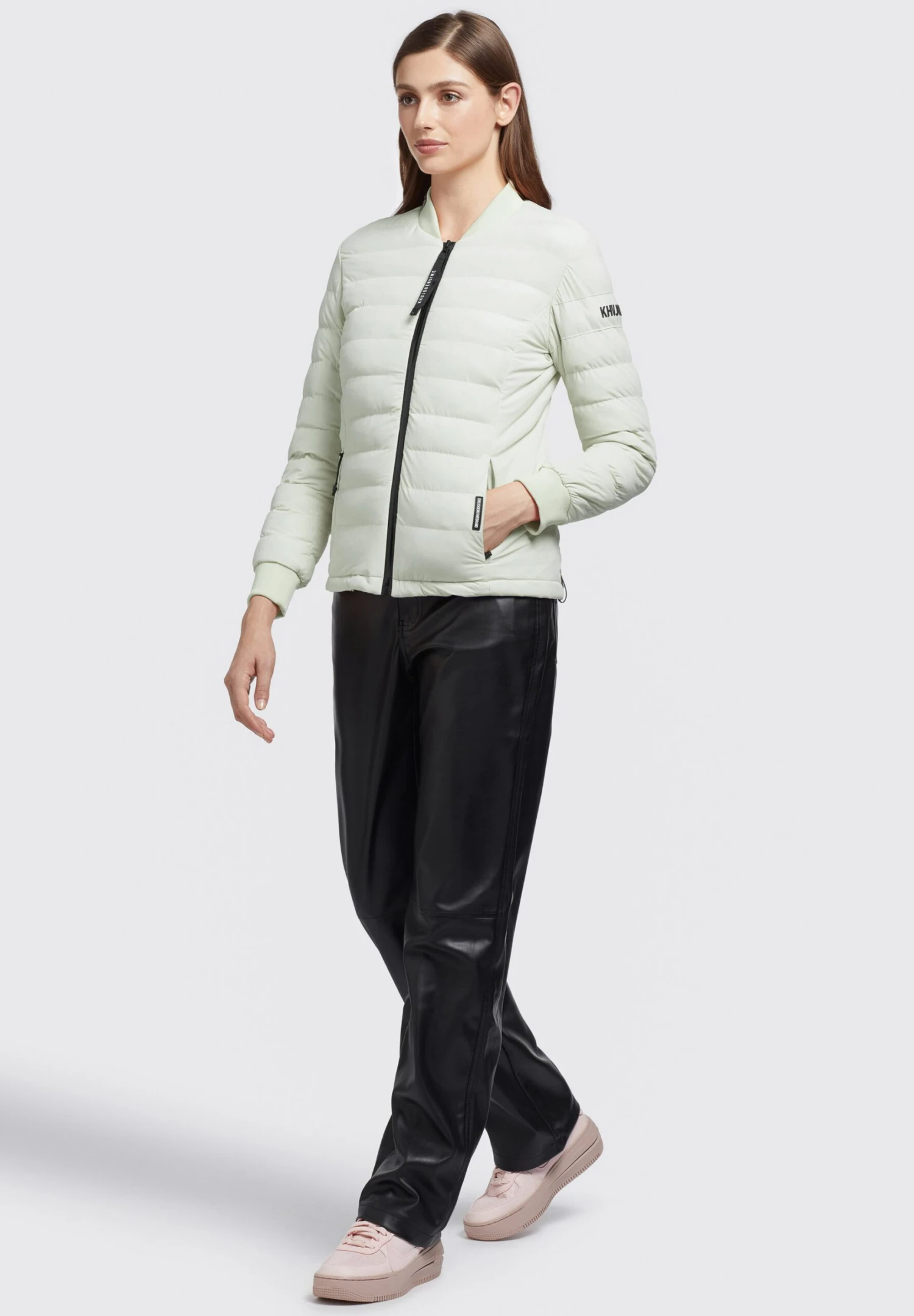 Khujo MAUDE MATT - Kurtka Zimowa - Blassgrün 2 Khujo MAUDE MATT - Kurtka Zimowa - Blassgrün - obrazek 2