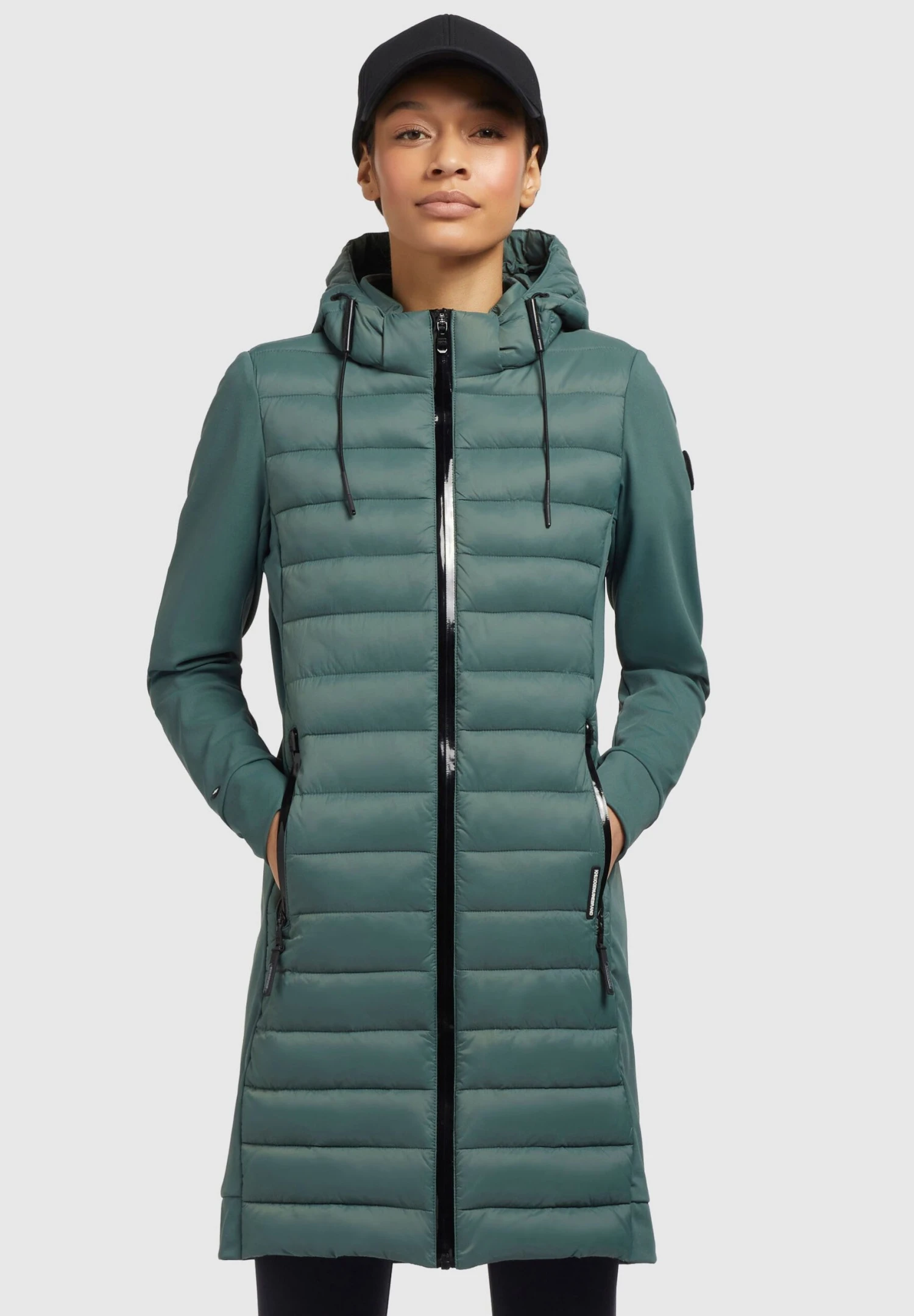 Khujo RUTH MATT - Płaszcz Zimowy - Kupfergrün 1 Khujo RUTH MATT - Płaszcz Zimowy - Kupfergrün