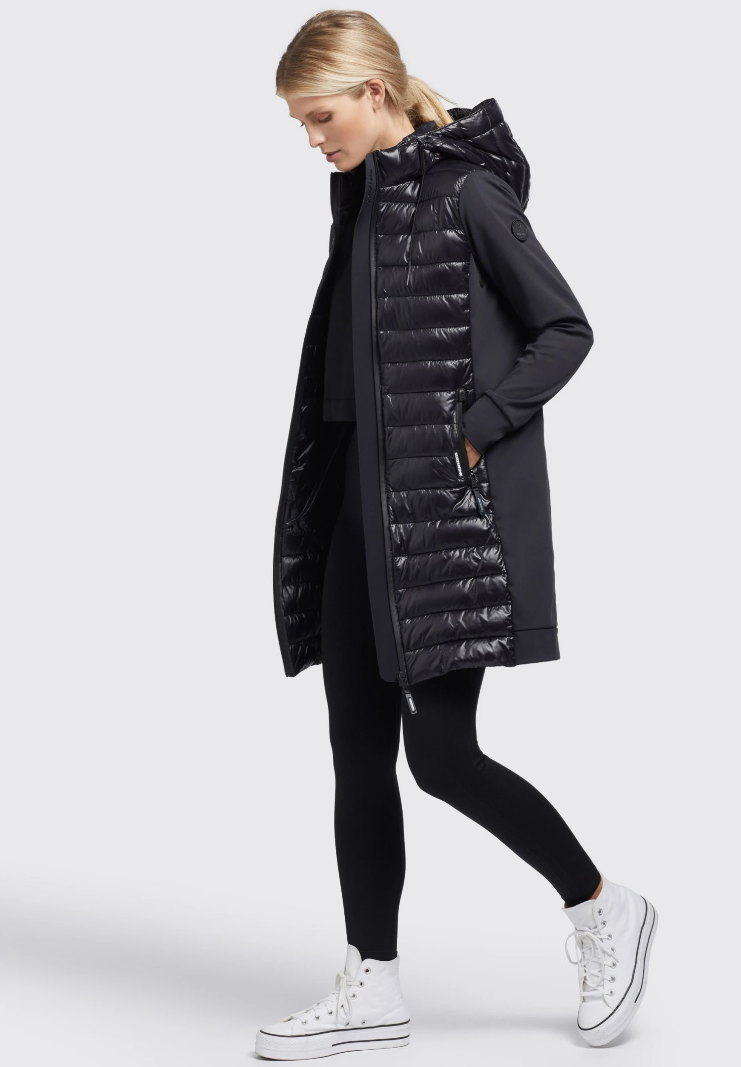 Khujo RUTH SHINY - Płaszcz Zimowy - Schwarz 6 Khujo RUTH SHINY - Płaszcz Zimowy - Schwarz - obrazek 6