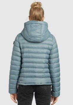 Khujo LOVINA2 SHINE - Kurtka Zimowa - Blaugrau -Khujo fb769fc23275447f87614863a55d154c