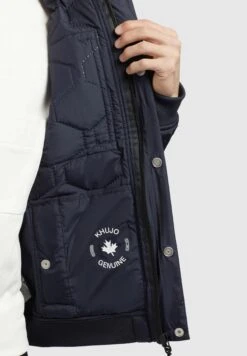 Khujo CARLSON - Kurtka Przejściowa - Dunkelblau -Khujo fe84f2ee16144720b243d3d2b5b1715b